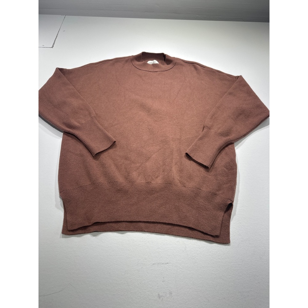 Abercrombie & Fitch Soft AF Collection Mauve Brown Mock Neck Sweater XS